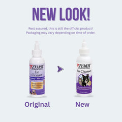 Zymox ear cleanser cat ear application, gentle cleaning.