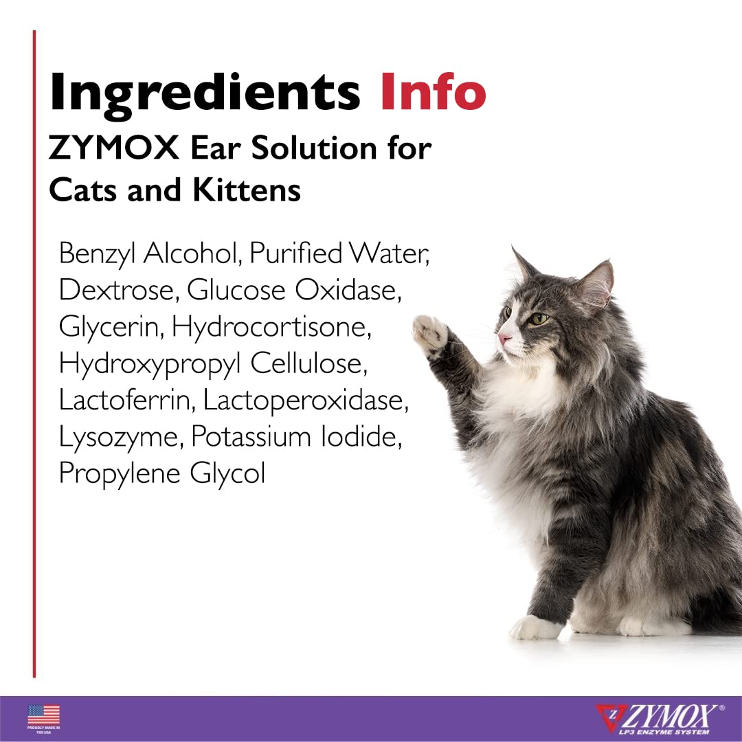 Zymox ear solution close-up tube for precise dosage.