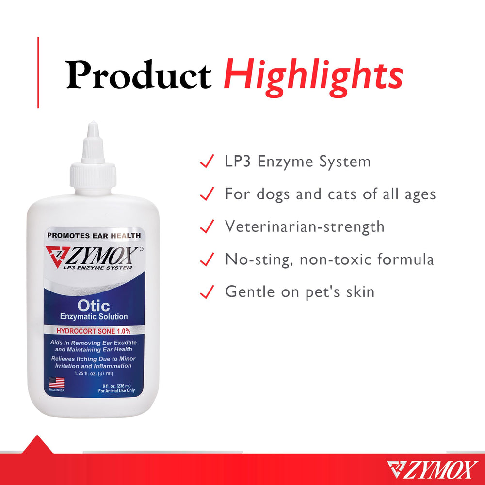 Zymox Otic drop dispenser demonstrates easy, controlled ear application.
