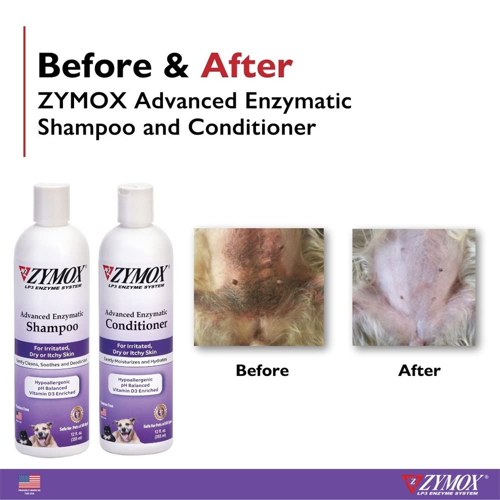 ZYMOX paraben- and silicone-free conditioner supports gentle skin care.