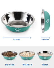 ZYUTONG 16-ounce capacity bowl for dry or wet cat food