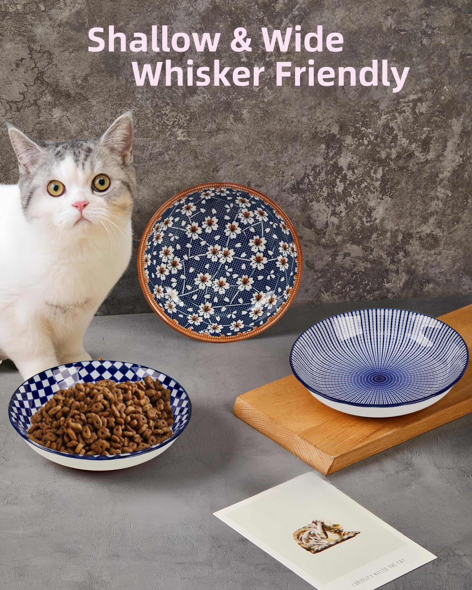 ZYUTONG dishwasher-safe and microwave-safe cat bowls simplify cleaning and reuse.