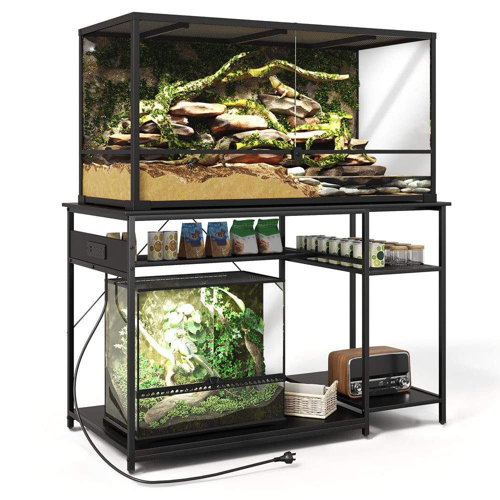 ZZJIHAI 120 gallon stand top surface supports large aquarium securely