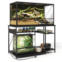 ZZJIHAI 120 gallon stand top surface supports large aquarium securely