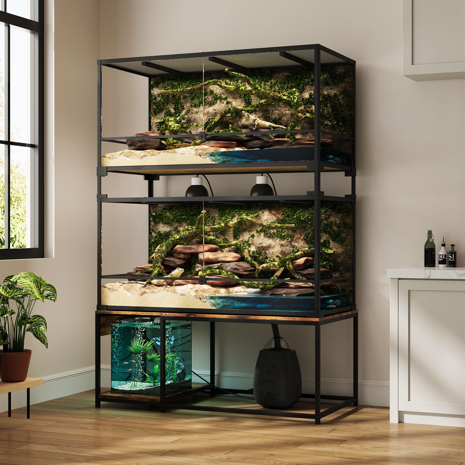 ZZJIHAI 4x2x2 stand bottom-only configuration highlights modular design