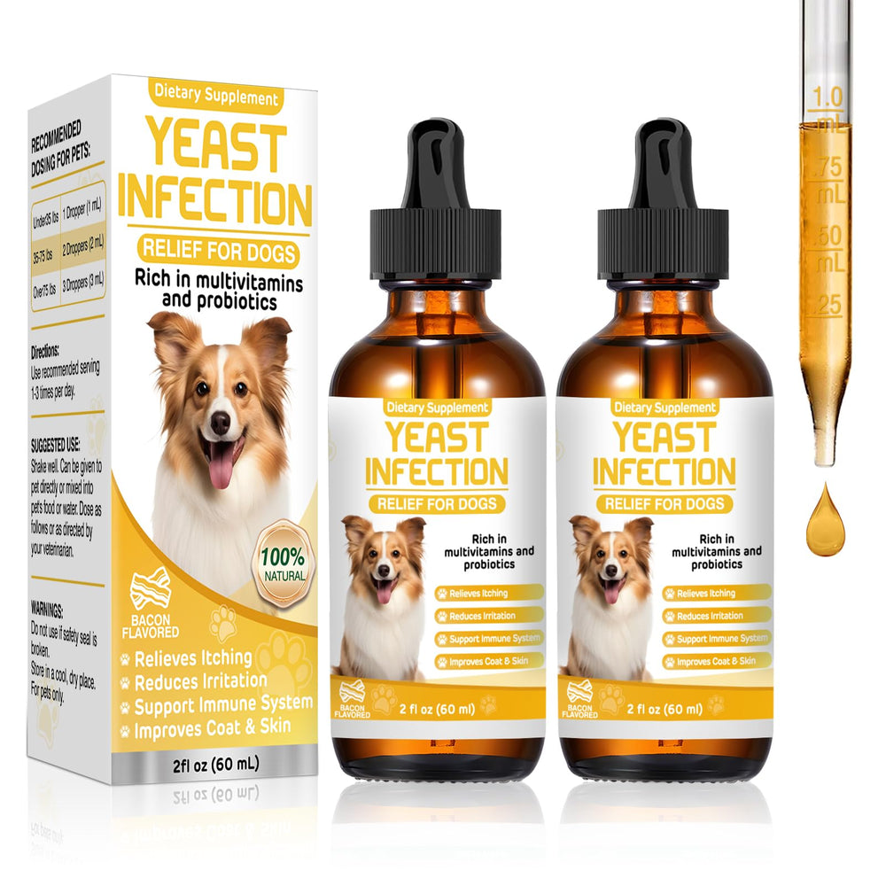 ZZTRMY dog yeast infection drops soothing ears and skin relief